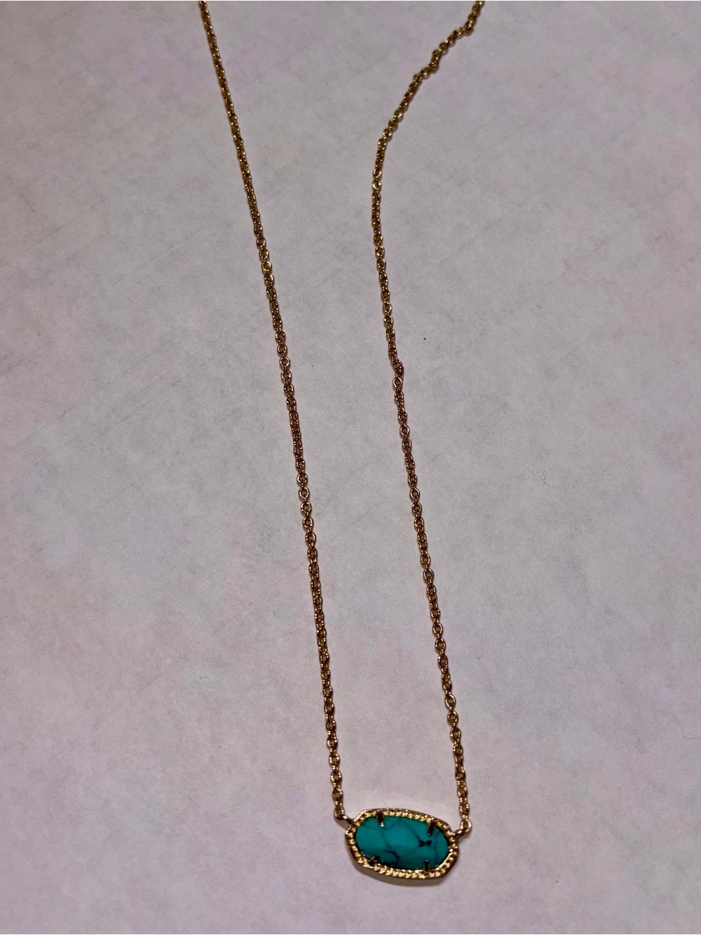 Kendra Scott Elisa Gold Pendant Necklace in Turquoise
- Women's Fashion Jewelry